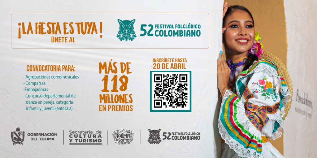 Convocatorias para el Encuentro Departamental del Folclor 2026